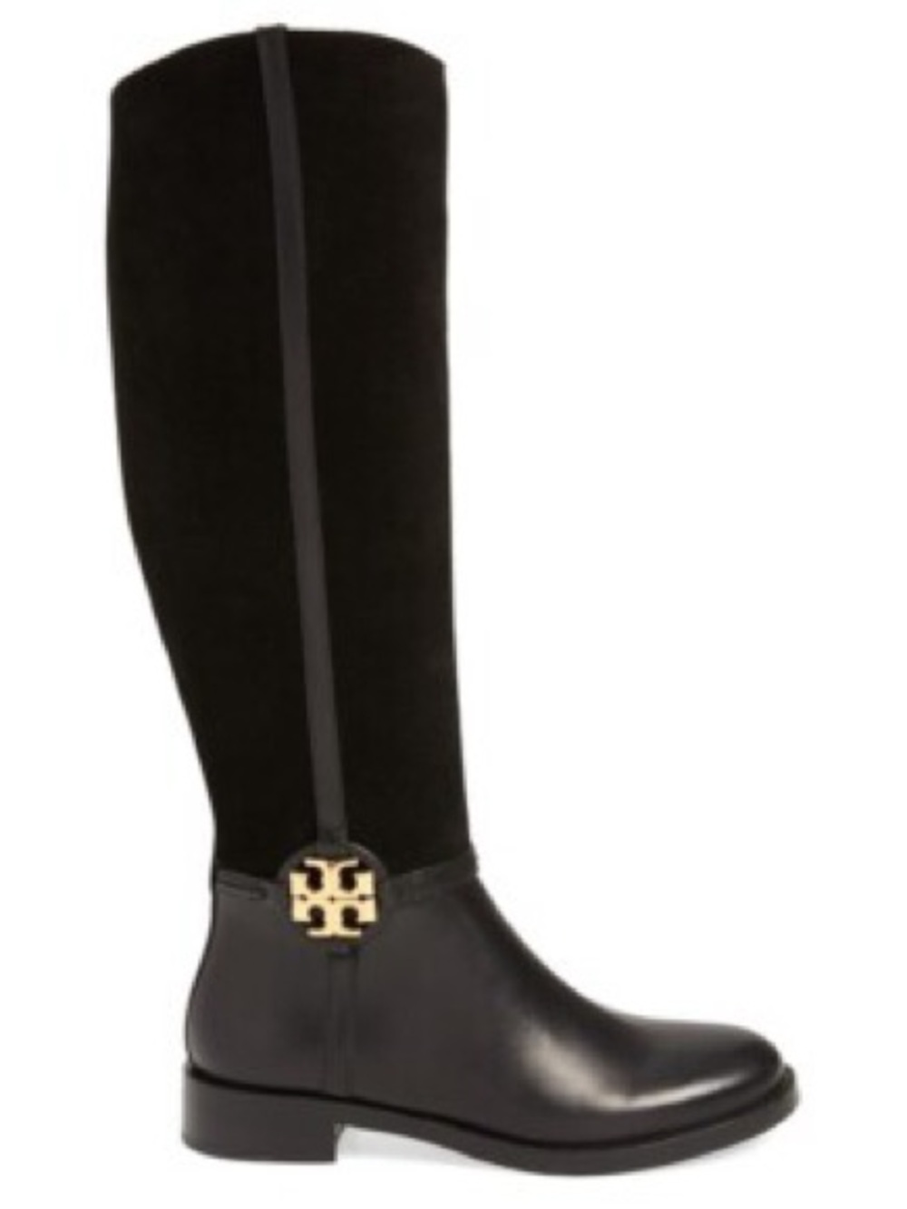Tory Burch Black Knee-High Boots